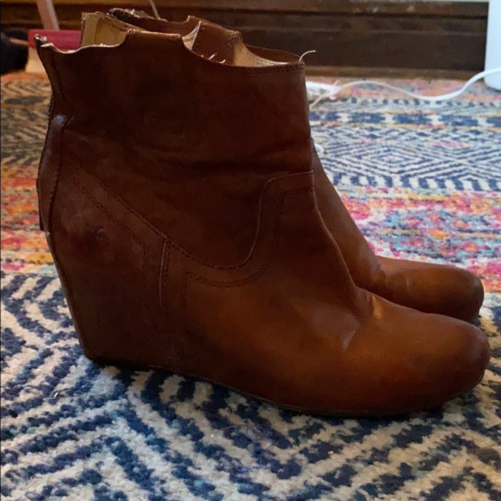 Frye Wedge Bootie